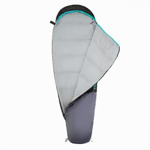 HMS NC1705 Schlafsack NILS Camp Ultralight, schwarz-mint HMS NC1705 Schlafsack NILS Camp Ultralight, schwarz-mint