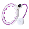 HMS Massage Hula Hoop HHM16 mit Gewicht, Magneten und Theke weiß/lila 
