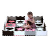 HMS Schaumstoff-Puzzlematte für Kinder NILS Fun MD03 rosa HMS Schaumstoff-Puzzlematte für Kinder NILS Fun MD03 rosa