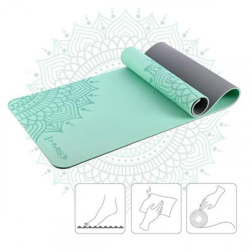 HMS Menthol Yoga-Set – Matte YM10, Yoga-Block KJ02 und Gurt SJ01 