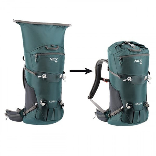 HMS Touristenrucksack NILS Camp NC1938 Kjolen grün 40L HMS Touristenrucksack NILS Camp NC1938 Kjolen grün 40L