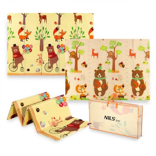 HMS Schaumstoff-Faltmatte für Kinder NILS Fun MD04 Forest HMS Schaumstoff-Faltmatte für Kinder NILS Fun MD04 Forest