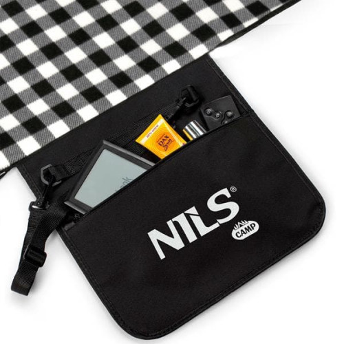 HMS NC2311 Picnic-Decke Nils Camp 200 x 200 cm schwarz-weiss HMS NC2311 Picnic-Decke Nils Camp 200 x 200 cm schwarz-weiss