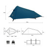 HMS NC2502 Nils Camp Skyair 2 Ultra Light blau HMS NC2502 Nils Camp Skyair 2 Ultra Light blau