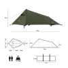 HMS NC2502 Nils Camp Skyair 2 Ultra Light grün HMS NC2502 Nils Camp Skyair 2 Ultra Light grün