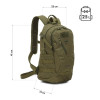HMS Nils Camp Cobra 25L Batoh na výlet zelený HMS Nils Camp Cobra 25L Batoh na výlet zelený