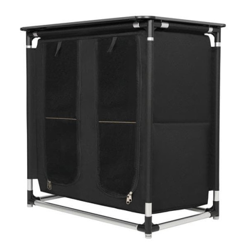 HMS Touristischer klappbarer Schrank mit Arbeitsplatz 2in1 Nils Camp HMS Touristischer klappbarer Schrank mit Arbeitsplatz 2in1 Nils Camp
