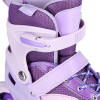 HMS NA0189 LED-Rollerbladeset mit Schutzpolstern Moonbeam Nils Extreme violett HMS NA0189 LED-Rollerbladeset mit Schutzpolstern Moonbeam Nils Extreme violett