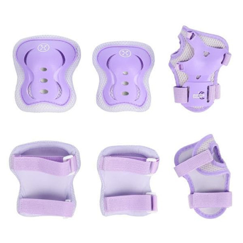 HMS NA0189 LED-Rollerbladeset mit Schutzpolstern Moonbeam Nils Extreme violett HMS NA0189 LED-Rollerbladeset mit Schutzpolstern Moonbeam Nils Extreme violett
