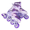 HMS NA0189 LED-Rollerbladeset mit Schutzpolstern Moonbeam Nils Extreme violett HMS NA0189 LED-Rollerbladeset mit Schutzpolstern Moonbeam Nils Extreme violett