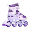 HMS NA0189 LED-Rollerbladeset mit Schutzpolstern Moonbeam Nils Extreme violett HMS NA0189 LED-Rollerbladeset mit Schutzpolstern Moonbeam Nils Extreme violett