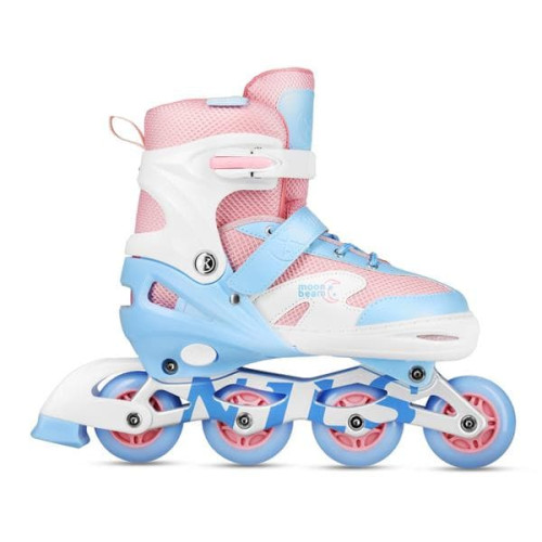 HMS NA0189 LED-Rollerbladeset mit Schutzpolstern Moonbeam Nils Extreme white HMS NA0189 LED-Rollerbladeset mit Schutzpolstern Moonbeam Nils Extreme white