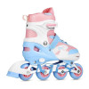 HMS NA0189 LED-Rollerbladeset mit Schutzpolstern Moonbeam Nils Extreme white HMS NA0189 LED-Rollerbladeset mit Schutzpolstern Moonbeam Nils Extreme white