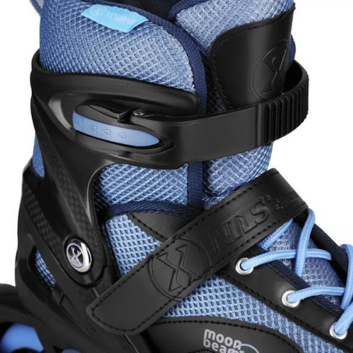 HMS NA0189 LED-Rollerbladeset mit Schutzpolstern Moonbeam Nils Extreme blue HMS NA0189 LED-Rollerbladeset mit Schutzpolstern Moonbeam Nils Extreme blue