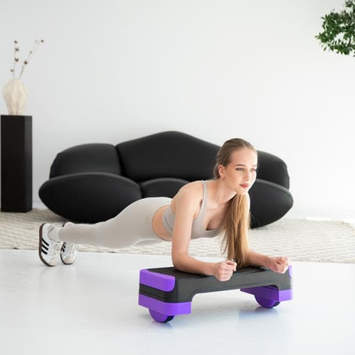 HMS AS008M Aerobic und Balance-Steppbrett lila HMS AS008M Aerobic und Balance-Steppbrett lila