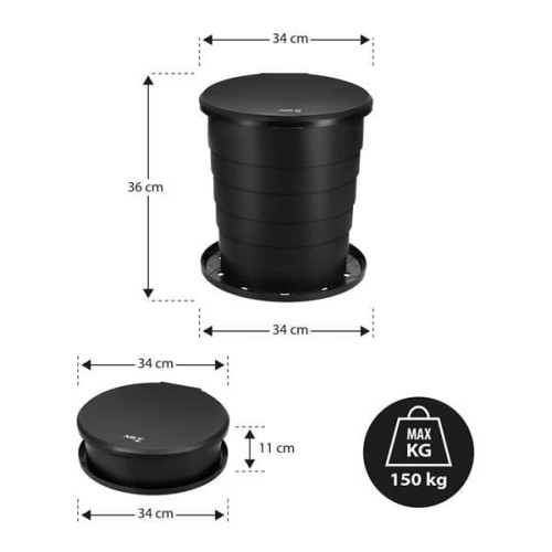 HMS NC0024 Faltbare Tourentoilette 24L Nils Camp HMS NC0024 Faltbare Tourentoilette 24L Nils Camp