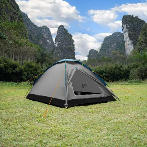 HMS NC6033 Campingzelt Nightfall NILS Camp grau-blau HMS NC6033 Campingzelt Nightfall NILS Camp grau-blau