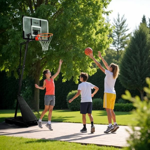 HMS Basketballkorb NILS ZDK255  von 1,5m bis 3,05 m 