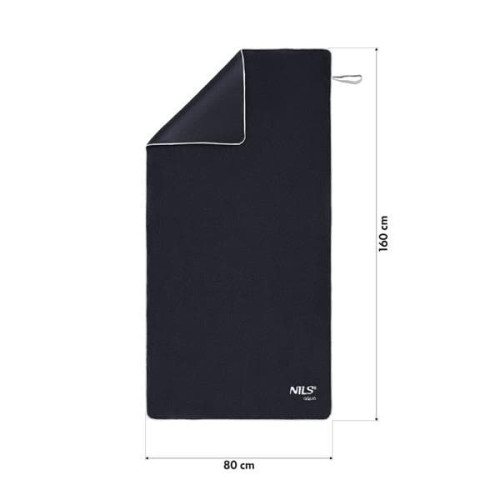 HMS Frotteetuch NAR14 Nils Aqua 160 x 80 cm schwarz HMS Frotteetuch NAR14 Nils Aqua 160 x 80 cm schwarz