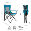 HMS NC3302 Tourist-Stuhl Nils Camp blau-grau HMS NC3302 Tourist-Stuhl Nils Camp blau-grau