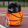 NC4104 silikónová fľaša na vodu 550ML NILS CAMP basketbal NC4104 silikónová fľaša na vodu 550ML NILS CAMP basketbal