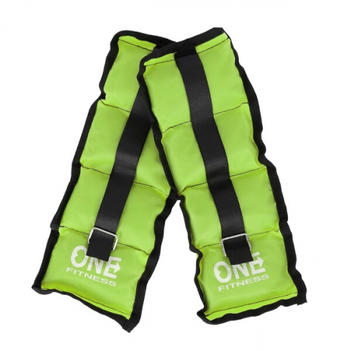 Gewichte für Hand- und Fußgelenke ONE FITNESS WW02, 2x1,5kg, grün Gewichte für Hand- und Fußgelenke ONE FITNESS WW02, 2x1,5kg, grün