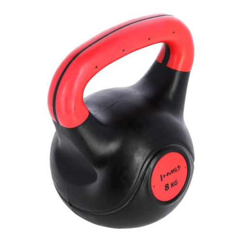 Kunststoff-Kugelhantel HMS KPC 8 kg rot Kunststoff-Kugelhantel HMS KPC 8 kg rot