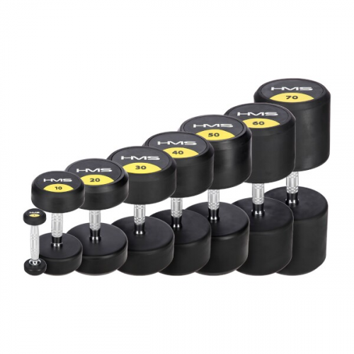 HMS HG PRO Rundhantel mit Gummiummantelung, 32,5kg HMS HG PRO Rundhantel mit Gummiummantelung, 32,5kg