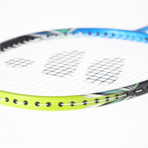 Badmintonschläger WISH Fusiontec 970, blau/grün Badmintonschläger WISH Fusiontec 970, blau/grün