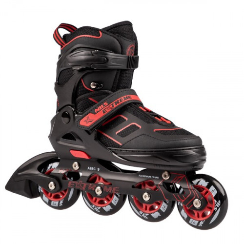 Rollschuhe NILS EXTREME NA 14174, schwarz-rot, Größe S(31-34) S(31-34) Rollschuhe NILS EXTREME NA 14174, schwarz-rot, Größe S(31-34) S(31-34)