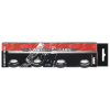 Matte Skate-Rollen NILS Extreme PU 64x24 82A mit ABEC 9 Lagern, schwarz, 4 Stk Matte Skate-Rollen NILS Extreme PU 64x24 82A mit ABEC 9 Lagern, schwarz, 4 Stk