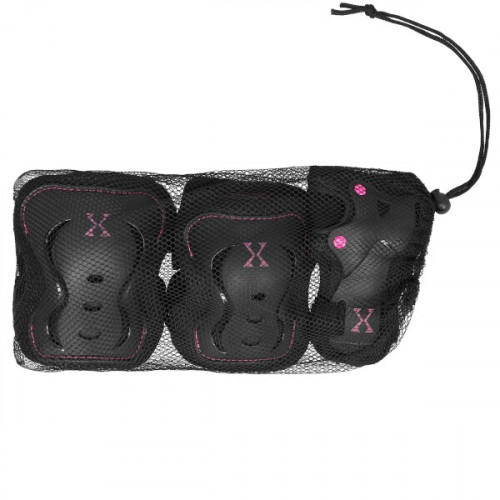 Protektoren - NILS Extreme H320 Set, schwarz-rosa, Größe XL Protektoren - NILS Extreme H320 Set, schwarz-rosa, Größe XL