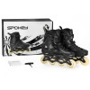 Spokey FREESPO Freeskate Rollerblades, Schwarz, ABEC9 Chrome, Größe 38/39 38 Spokey FREESPO Freeskate Rollerblades, Schwarz, ABEC9 Chrome, Größe 38/39 38