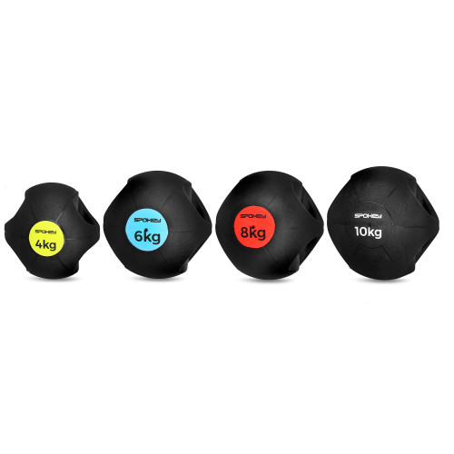 Spokey GRIP Medizinball mit Griffen, 6 kg Spokey GRIP Medizinball mit Griffen, 6 kg