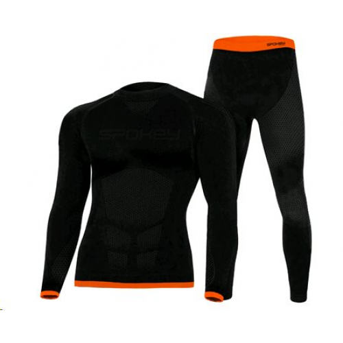 Spokey DRY HI OPTIMA SET Herren-Thermounterwäsche, Schwarz, Gr M/L - XL/XXL 