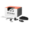 Spokey POINTER PRO Fahrradhelm mit LED-Blinker und Blinker, 55-58cm, weiß orange 58-61 Spokey POINTER PRO Fahrradhelm mit LED-Blinker und Blinker, 55-58cm, weiß orange 58-61