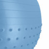 Spokey HALF FIT 2in1 Massage-Gymnastikball, 55 cm, blau Spokey HALF FIT 2in1 Massage-Gymnastikball, 55 cm, blau