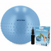 Spokey HALF FIT 2in1 Massage-Gymnastikball, 65 cm, blau Spokey HALF FIT 2in1 Massage-Gymnastikball, 65 cm, blau