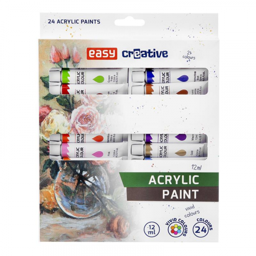 Spokey Acrylfarben 12 ml, 24 Stk Spokey Acrylfarben 12 ml, 24 Stk