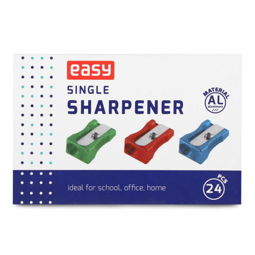 Spokey EASY 1-teiliger Metallspitzer, 24 Stück in einer Packung, Mischung aus 3 Farben Spokey EASY 1-teiliger Metallspitzer, 24 Stück in einer Packung, Mischung aus 3 Farben