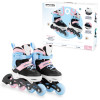 Spokey JOY Kinder-Rollschuhe, Schwarz-Rosa, ABEC7 Carbon, Größe. 27-30 Spokey JOY Kinder-Rollschuhe, Schwarz-Rosa, ABEC7 Carbon, Größe. 27-30