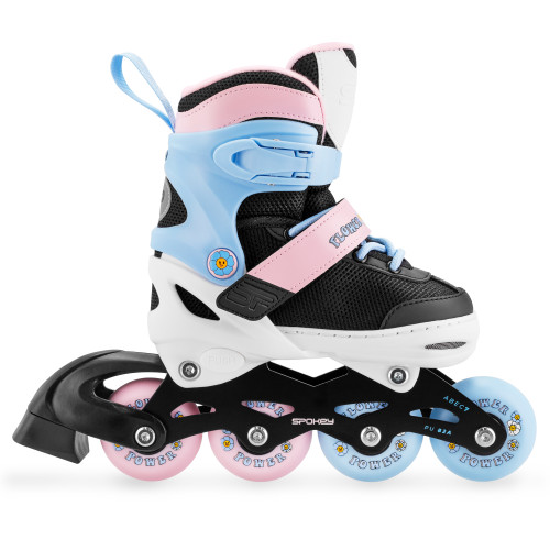 Spokey JOY Kinder-Rollschuhe, Schwarz-Rosa, ABEC7 Carbon, Gr 27-34 Spokey JOY Kinder-Rollschuhe, Schwarz-Rosa, ABEC7 Carbon, Gr 27-34