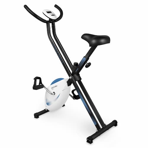 Spokey XFIT Skladací stacionárny bicykel, biely Spokey XFIT Skladací stacionárny bicykel, biely