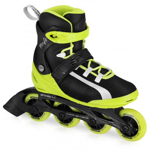 Spokey MrsFIT Fitness kolieskové korčule, čierno-žlté, veľ. 36-41 Spokey MrsFIT Fitness kolieskové korčule, čierno-žlté, veľ. 36-41