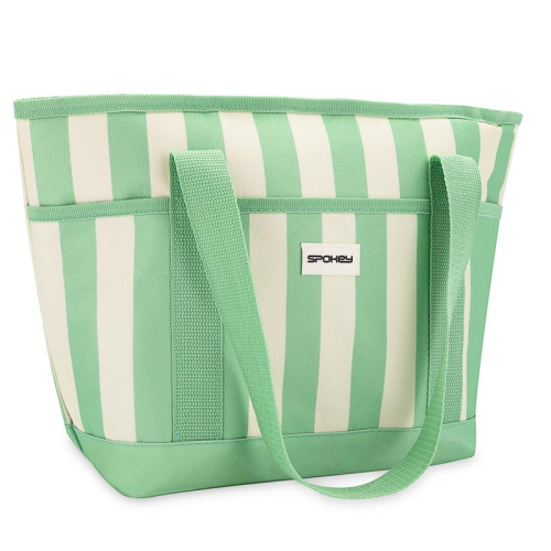 Spokey Acapulco Thermotasche 12L grün gestreift Spokey Acapulco Thermotasche 12L grün gestreift