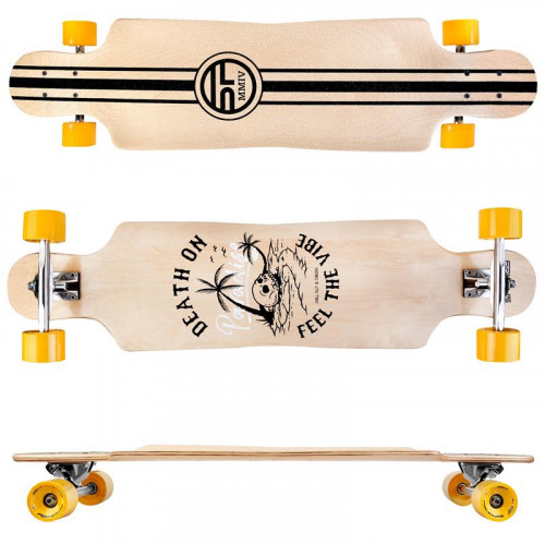 Spokey LONGBAY Longboard 94x23,5cm, ABEC7 Spokey LONGBAY Longboard 94x23,5cm, ABEC7