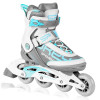 Spokey PRIME PRO Rollschuhe, ABEC9 Carbon, Gr. 37, weiß-türkis 37 Spokey PRIME PRO Rollschuhe, ABEC9 Carbon, Gr. 37, weiß-türkis 37