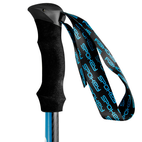 Spokey CARBON 3-teilige Carbon-Trekkingstöcke, grau-türkis Spokey CARBON 3-teilige Carbon-Trekkingstöcke, grau-türkis